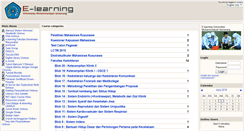 Desktop Screenshot of elearning.unimus.ac.id