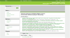 Desktop Screenshot of digilib.unimus.ac.id